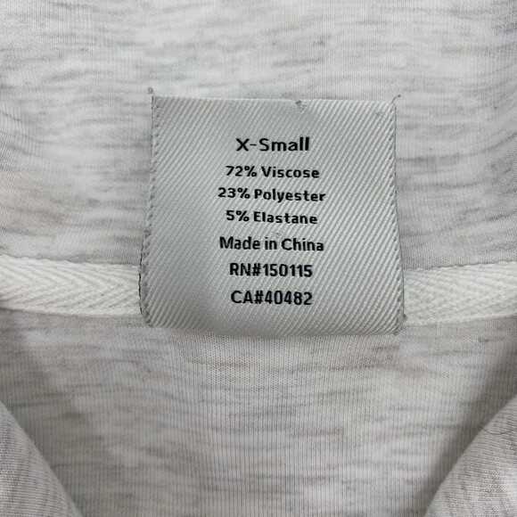 Varley Gray Quarter Zip Top & Drawstring Shorts Set | Women’s S Top / XS Shorts - Picture 4 of 11